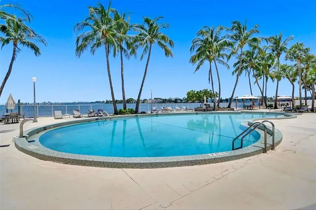 a view of a terrace with skyline