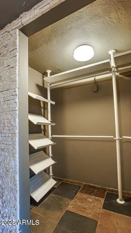 a view of empty room with windows