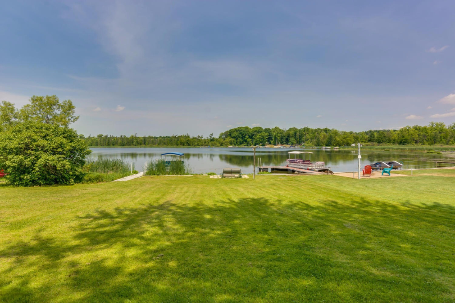 Large Lake-Side Lawn