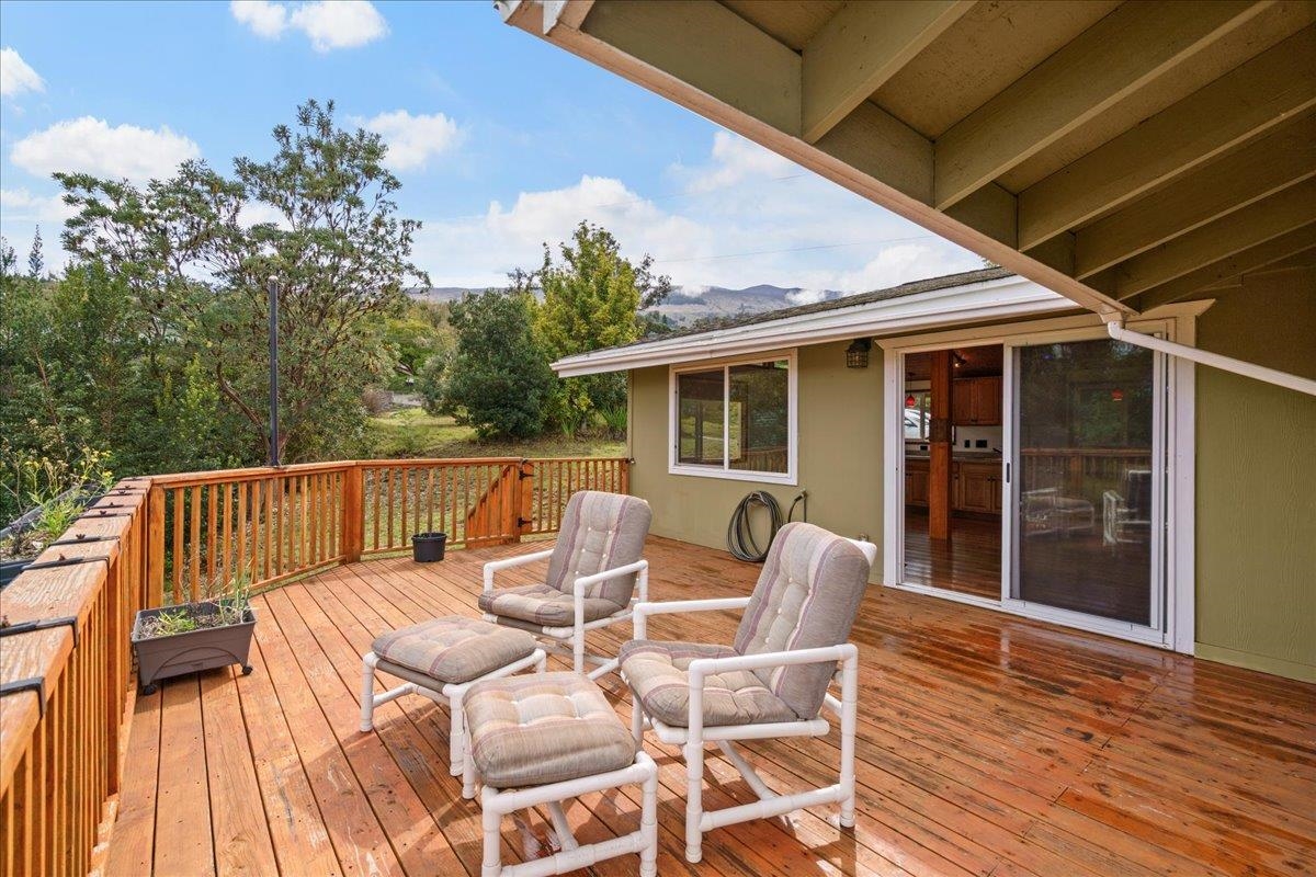 31 Hapapa Road, Unit B Kula, HI 96790 - Photo 18 of 50 a view of balcony with furniture and wooden deck