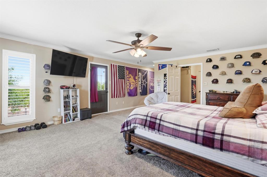 432 Clark Road Abilene, TX 79602 - Photo 29 of 40 a bedroom with bed and tv