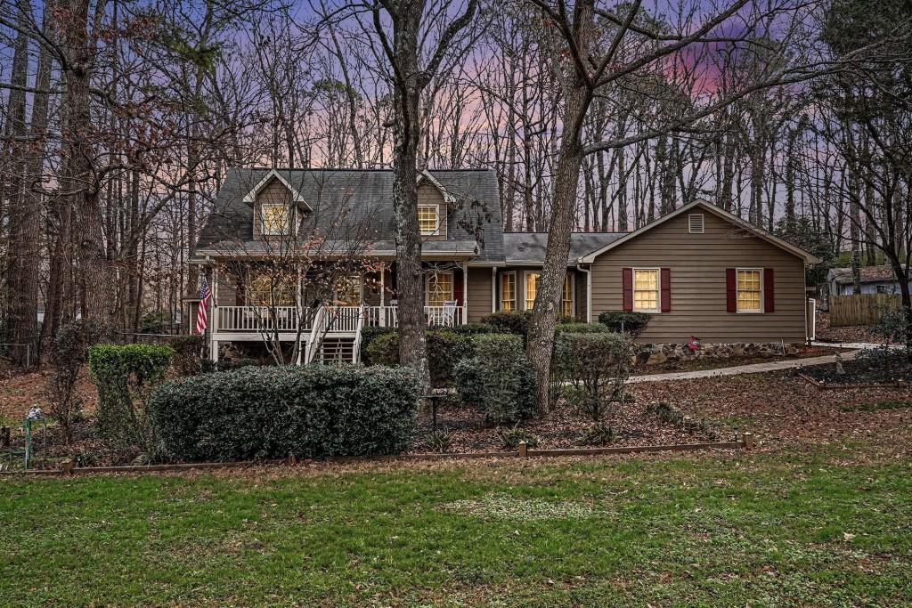 114 Copeland Lane Stockbridge, GA 30281 - Photo 38 of 40 a front view of a house with a yard and trees