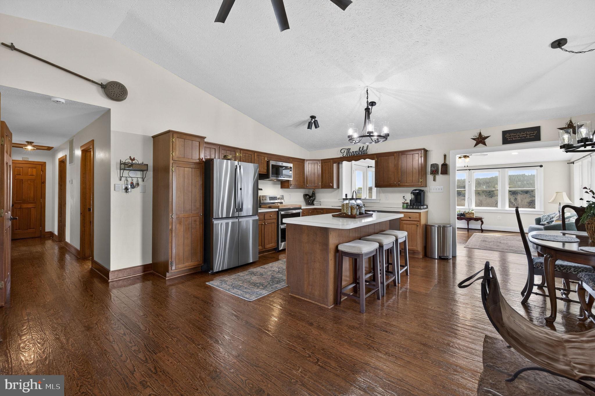 740 Whitacre Road Gore, VA 22637 - Photo 13 of 95 Kitchen with Island - New Appliances