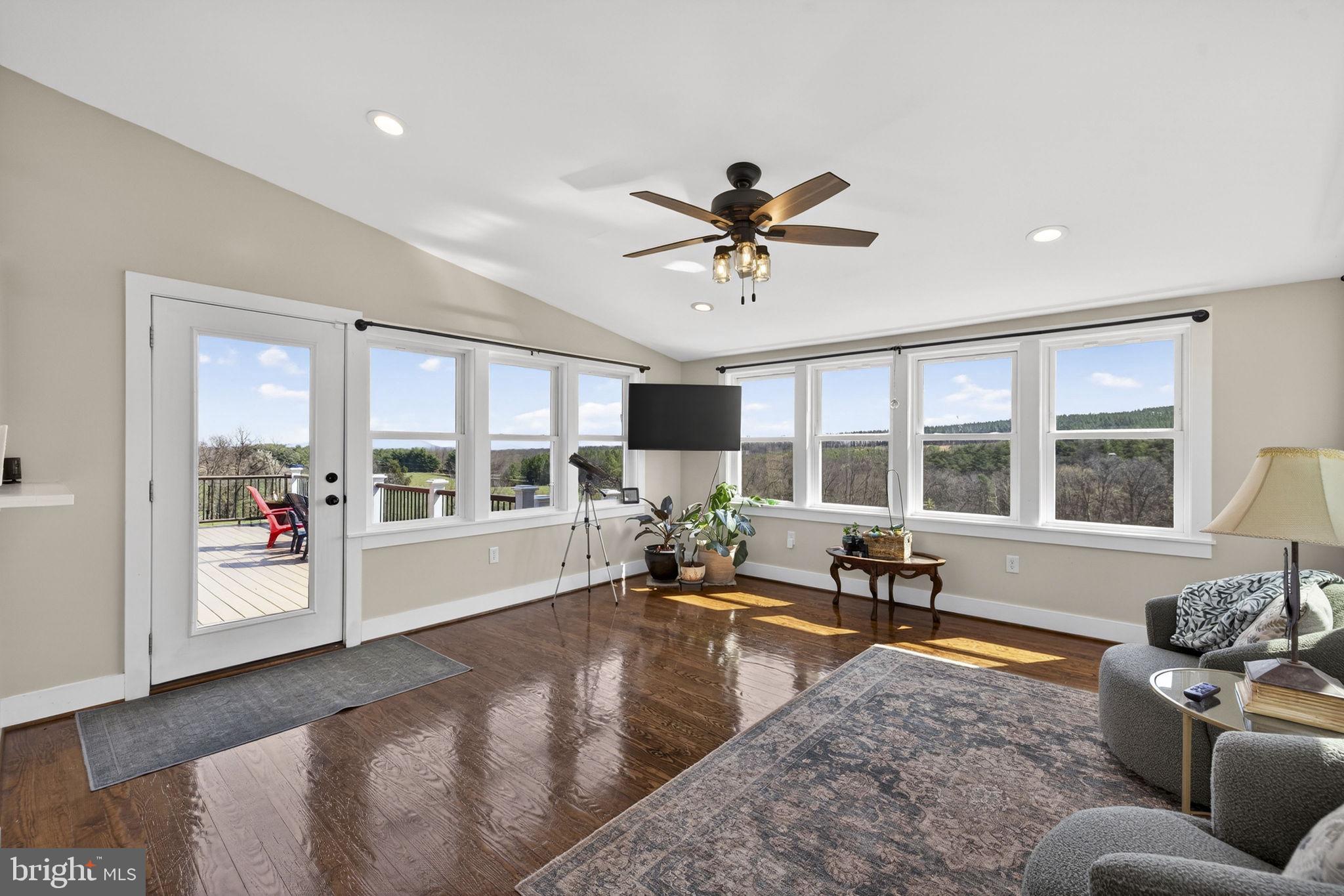 740 Whitacre Road Gore, VA 22637 - Photo 22 of 95 Gorgeous Sunroom with Mountain Views and Light