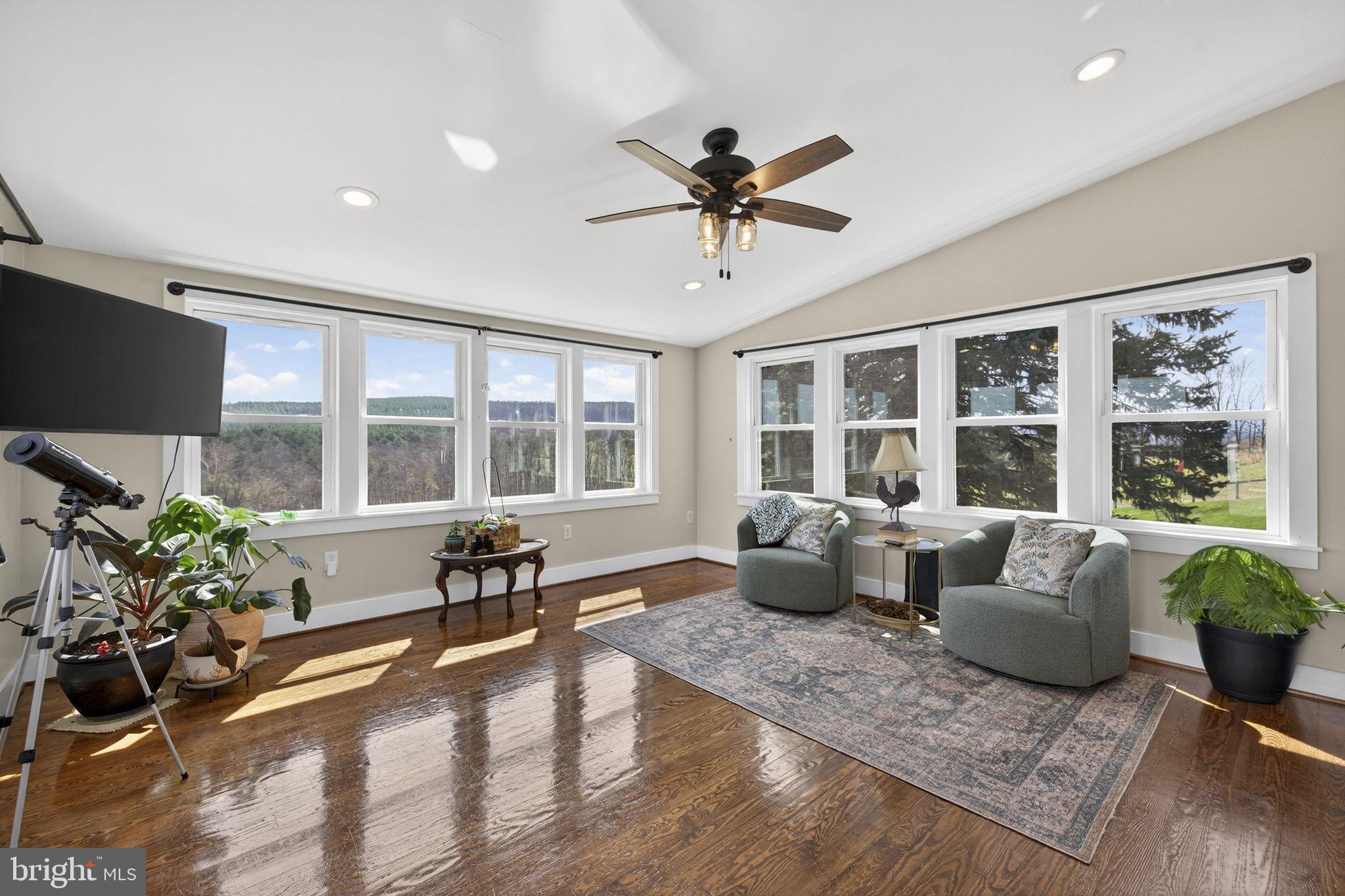 740 Whitacre Road Gore, VA 22637 - Photo 24 of 95 Gorgeous Sunroom with Mountain Views and Light