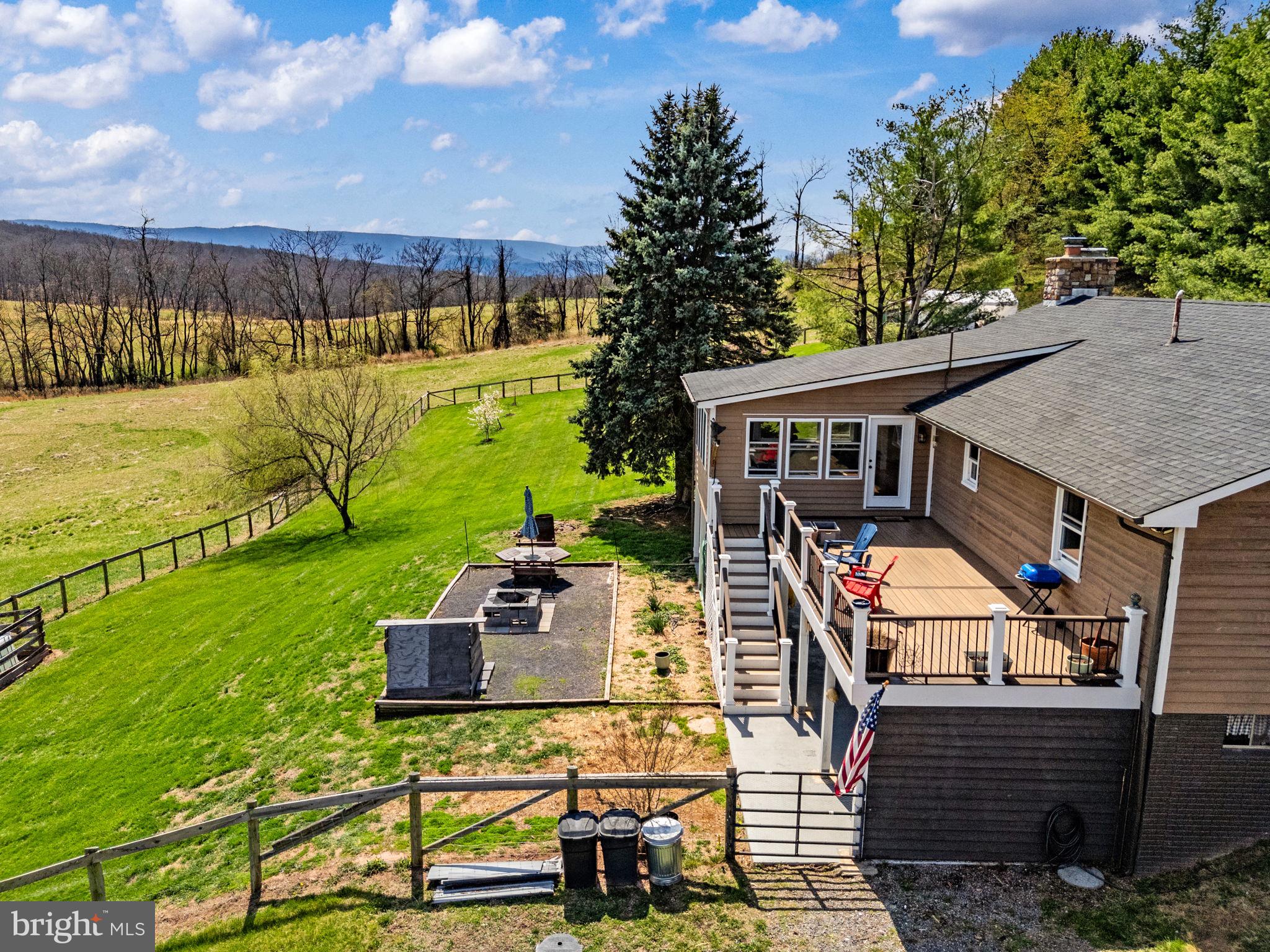 740 Whitacre Road Gore, VA 22637 - Photo 78 of 95 Aerial Exterior Rear View