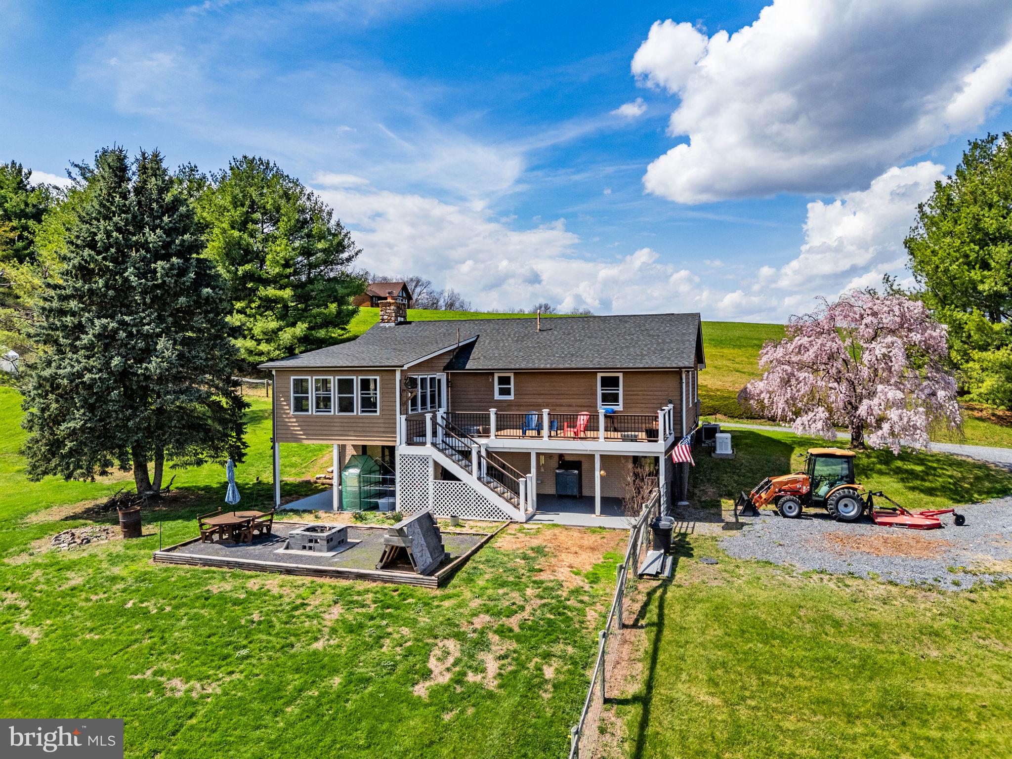 740 Whitacre Road Gore, VA 22637 - Photo 80 of 95 Aerial Exterior Rear View