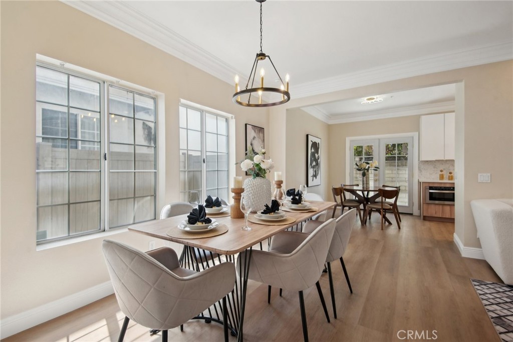 321 Diamond Street, Unit C Arcadia, CA 91006 - Photo 12 of 40 a dining room with furniture window and wooden floor