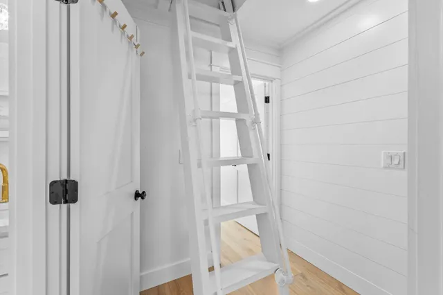 a view of front door