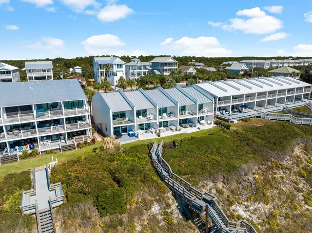 a view of a city with tall buildings