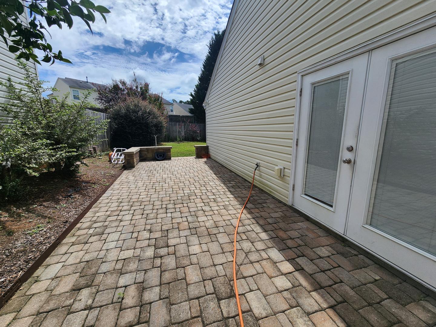 5517 Roan Place Raleigh, NC 27613 - Photo 35 of 35 a view of a backyard with sitting area