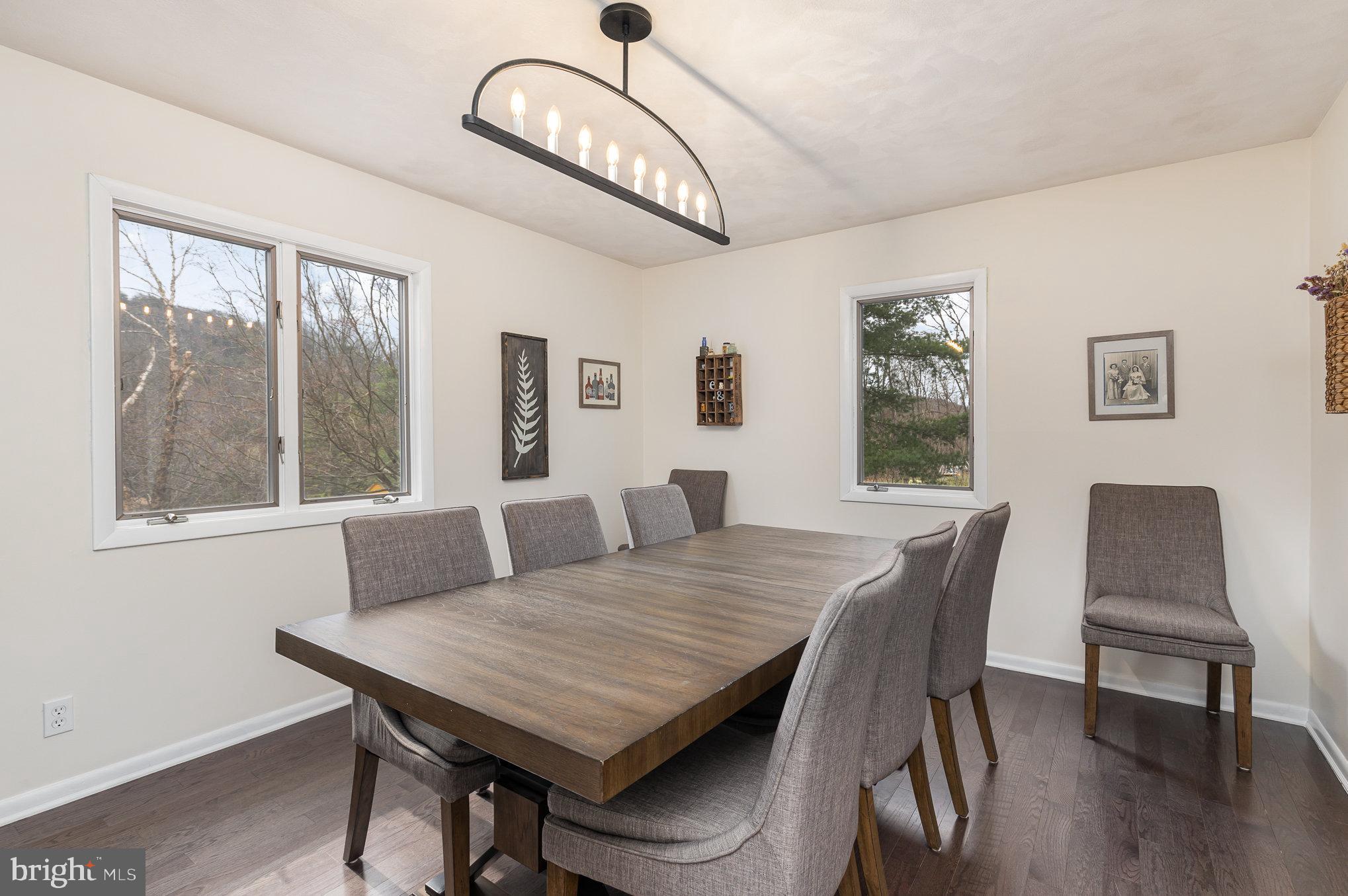 535 Sandy Hollow Road New Bloomfield, PA 17068 - Photo 7 of 51 Gorgeous dining room with new lighting.