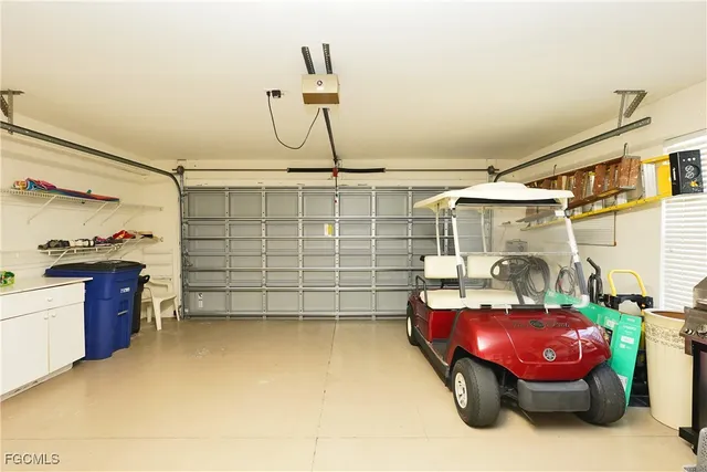 a view of a room with shelves