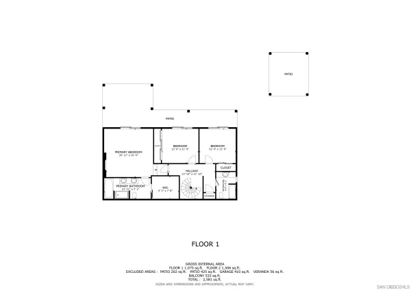 $1,350,000 | 9219 Inverness Road, Santee, CA 92071