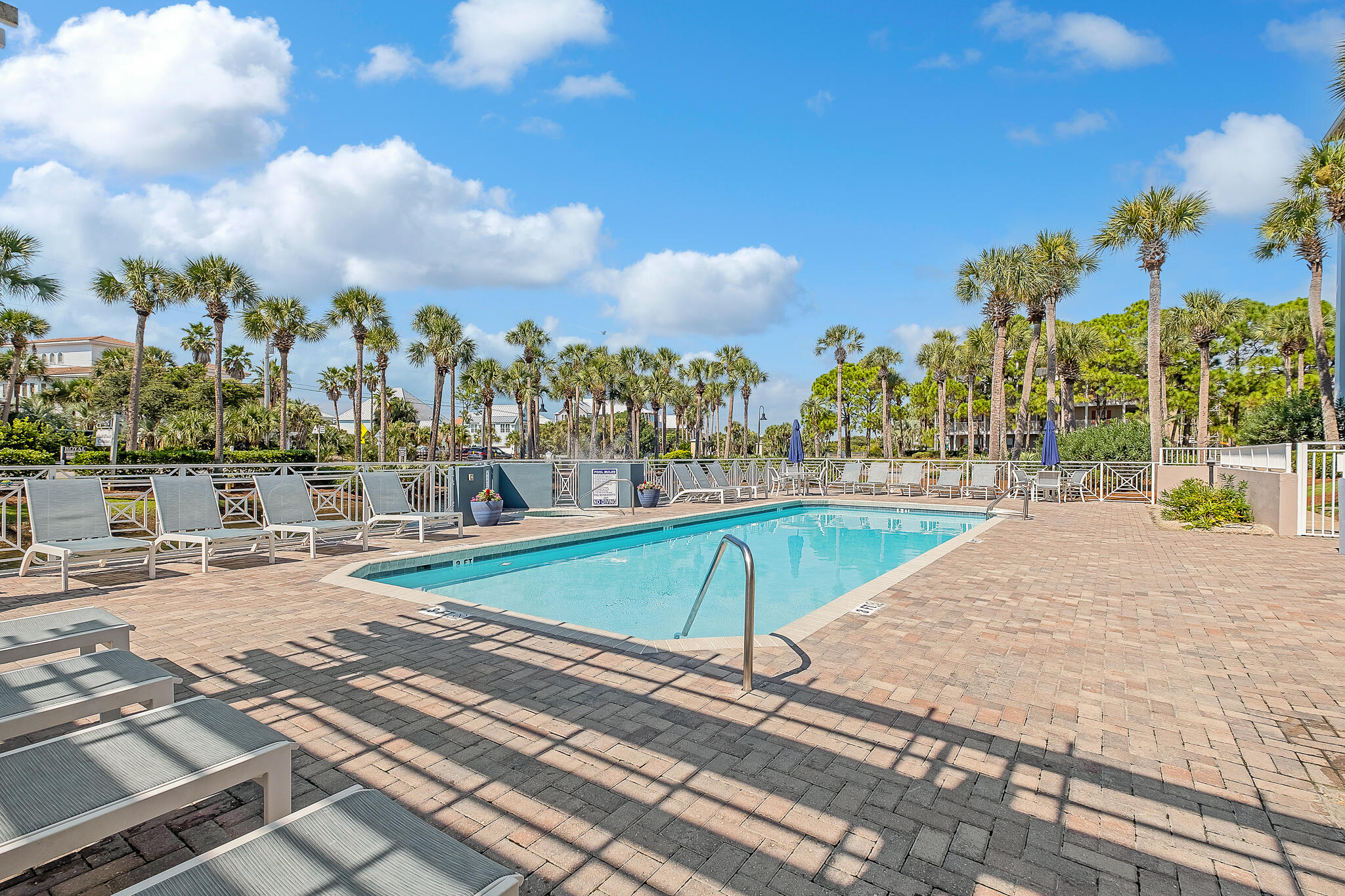 145 Spires Lane, Unit 411 Santa Rosa Beach, FL 32459 - Photo 28 of 44 a view of a swimming pool with an ocean view