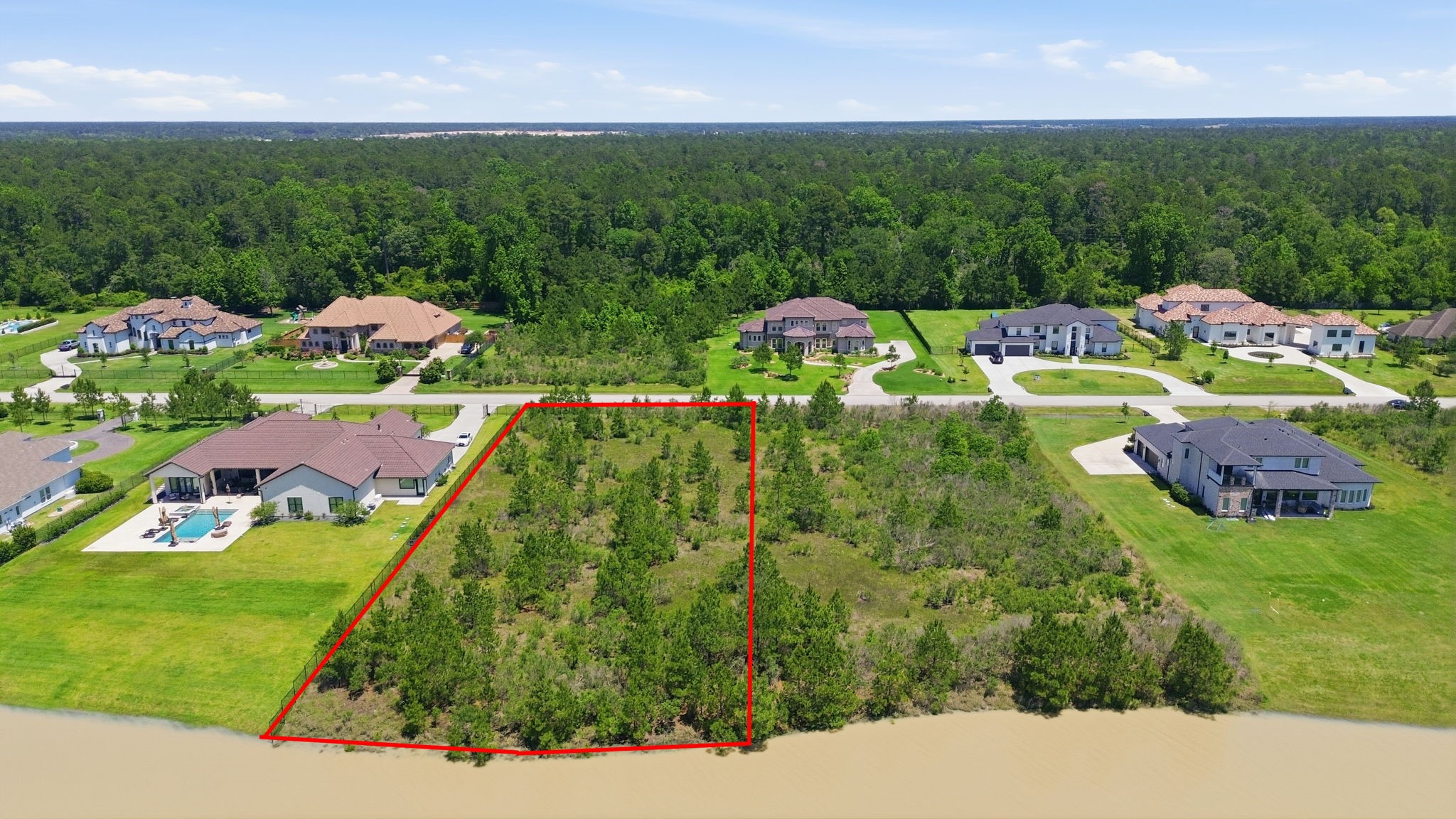 27539 South Lazy Meadow Way Spring, TX 77386 - Photo 12 of 31 Lot has many trees that can be protected!