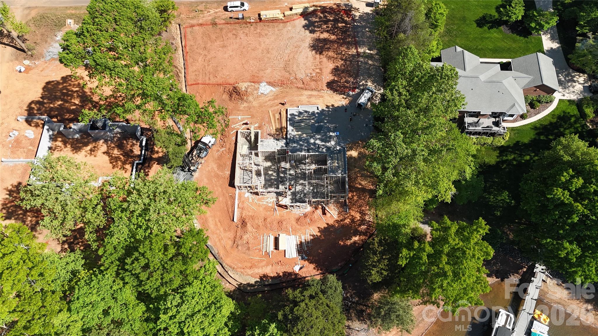 515 Kemp Road Mooresville, NC 28117 - Photo 34 of 34 an aerial view of a house with a yard