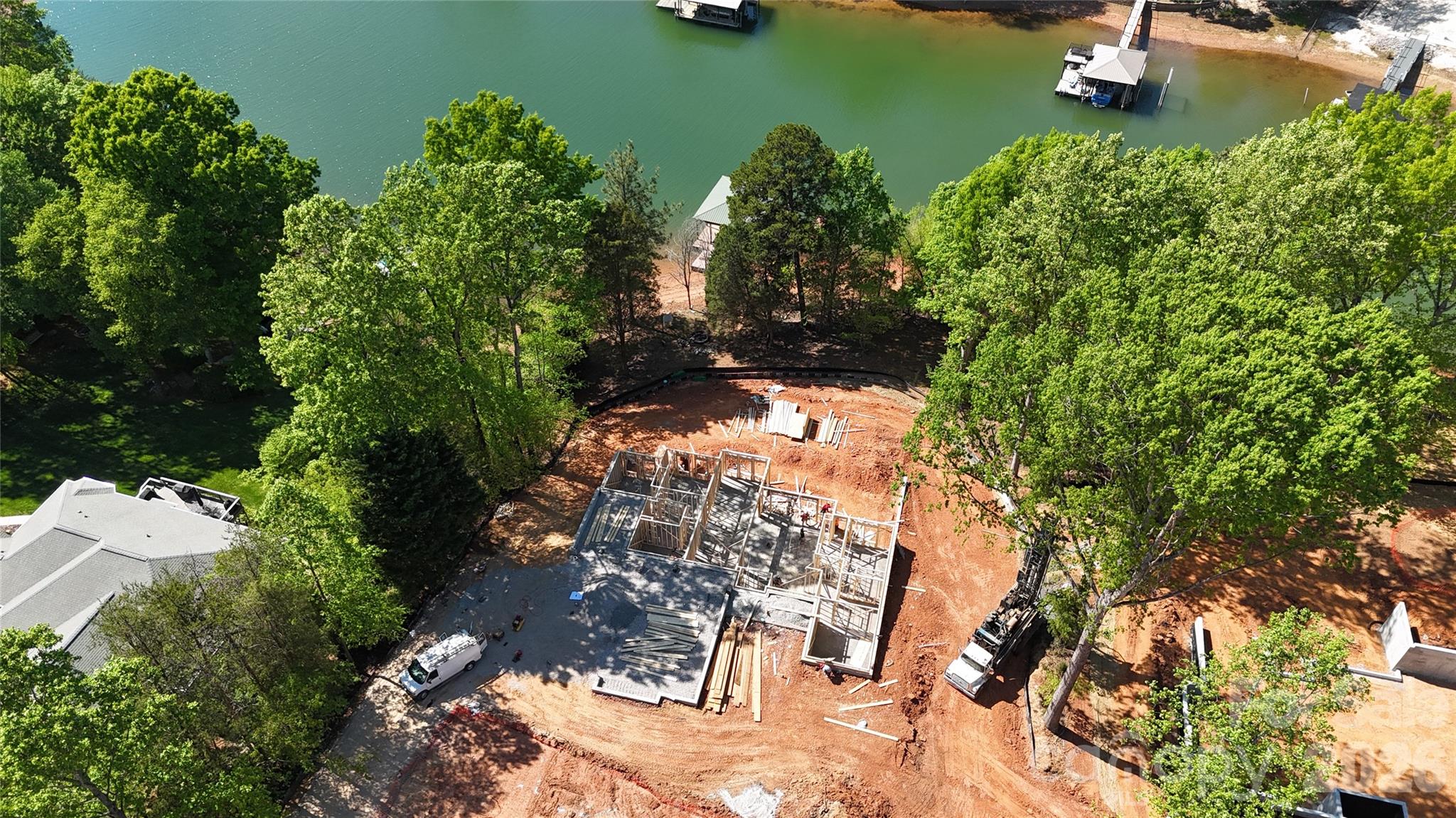 515 Kemp Road Mooresville, NC 28117 - Photo 6 of 34 an aerial view of a house with a yard