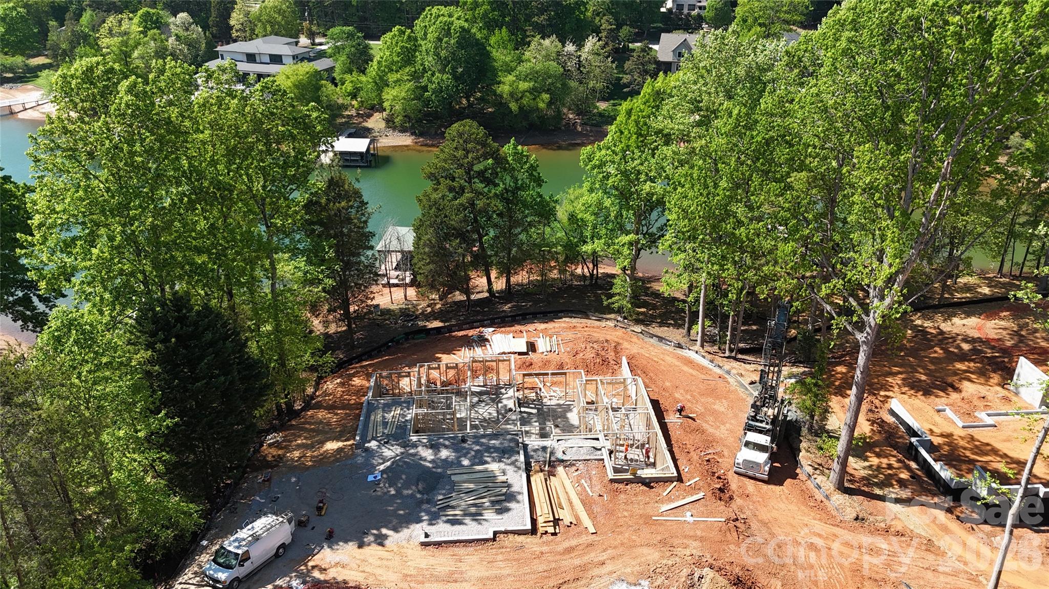 515 Kemp Road Mooresville, NC 28117 - Photo 8 of 34 a view of a yard with plants and trees