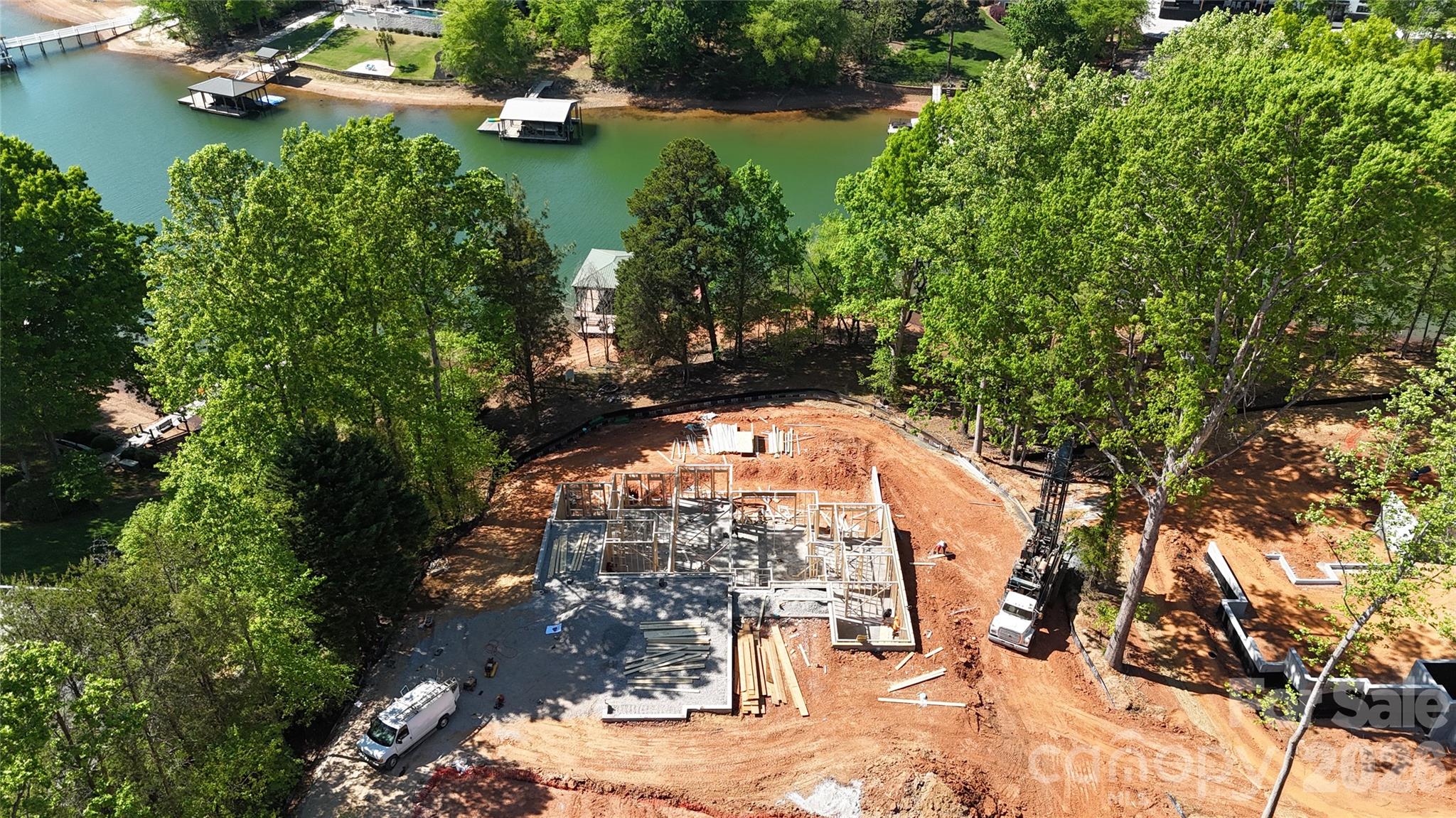 515 Kemp Road Mooresville, NC 28117 - Photo 9 of 34 an aerial view of a house