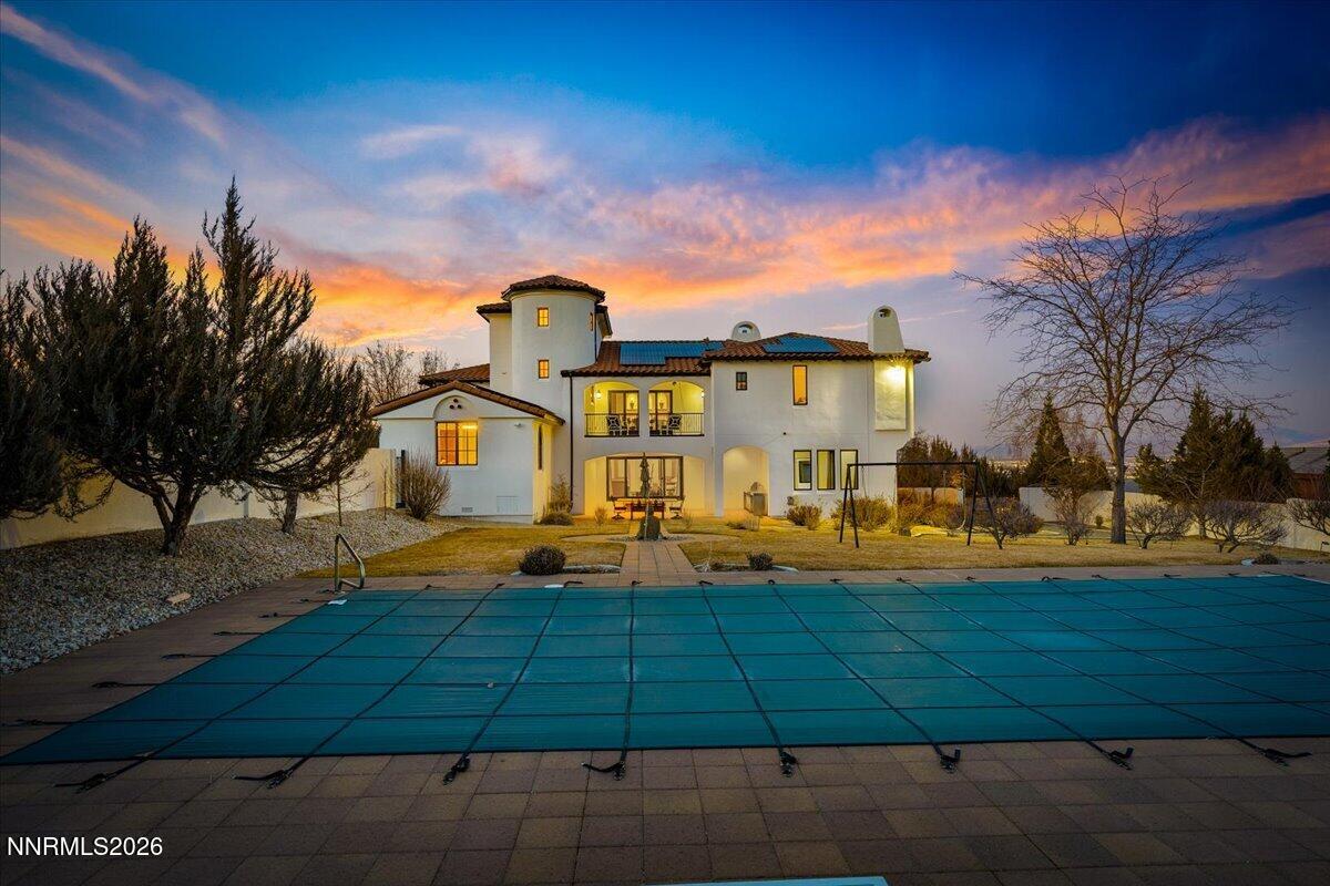 4400 Slide Mountain Circle Reno, NV 89511 - Photo 80 of 93 a front view of a house with garden