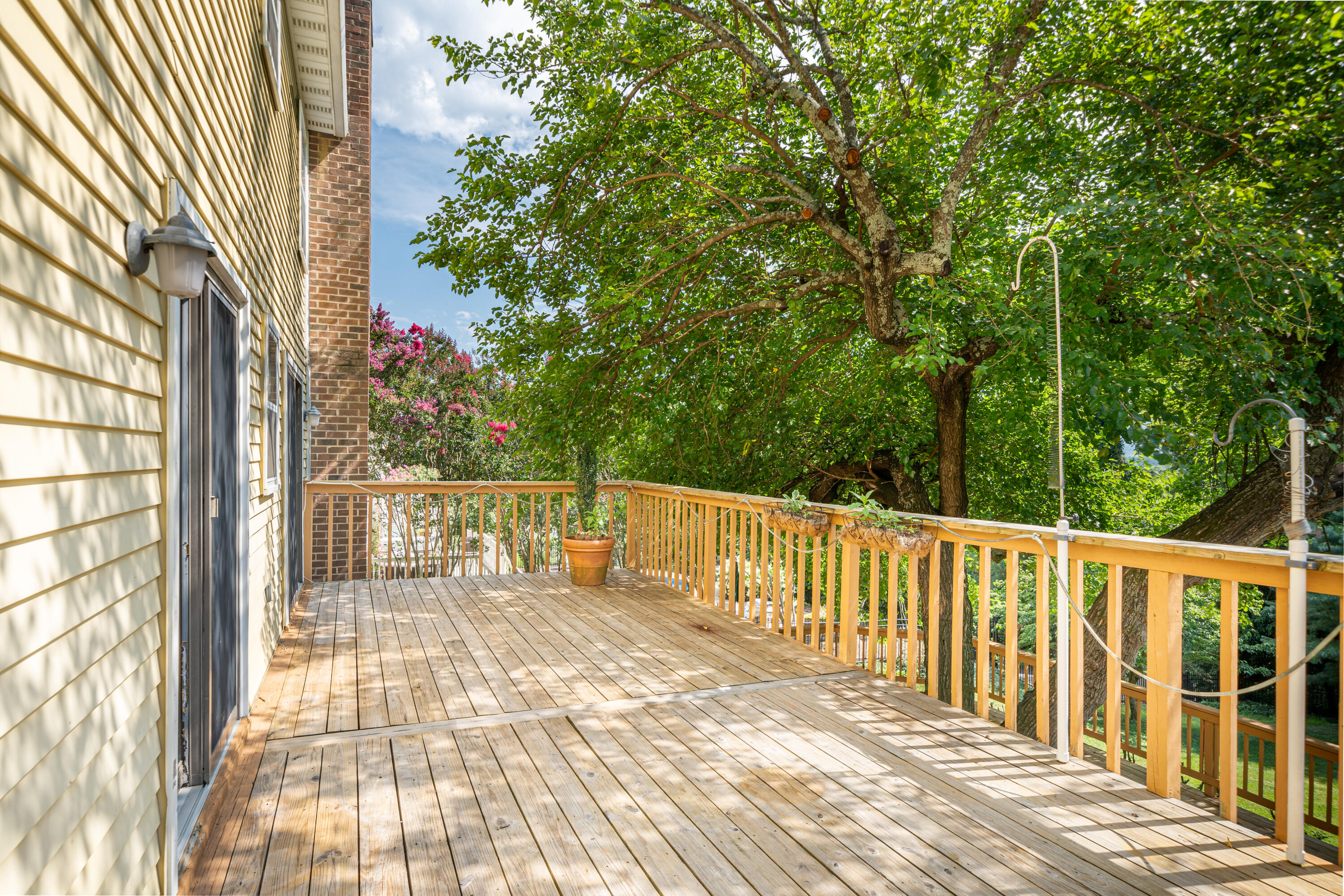 803 Red Lane Salem, VA 24153 - Photo 24 of 24 a balcony with wooden floor and fence