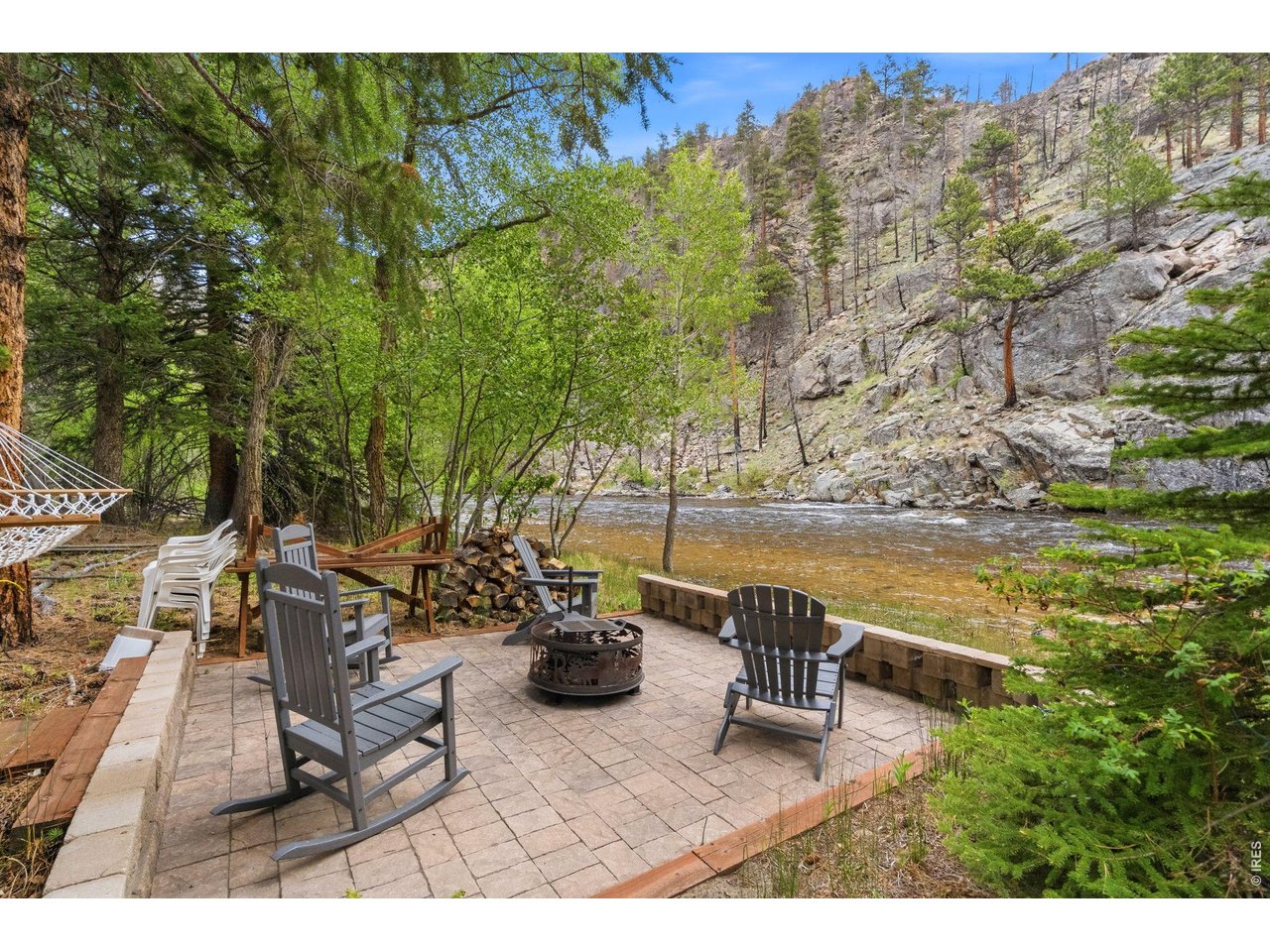 36917 Poudre Canyon Road Bellvue, CO 80512 - Photo 30 of 46 Riverside patio