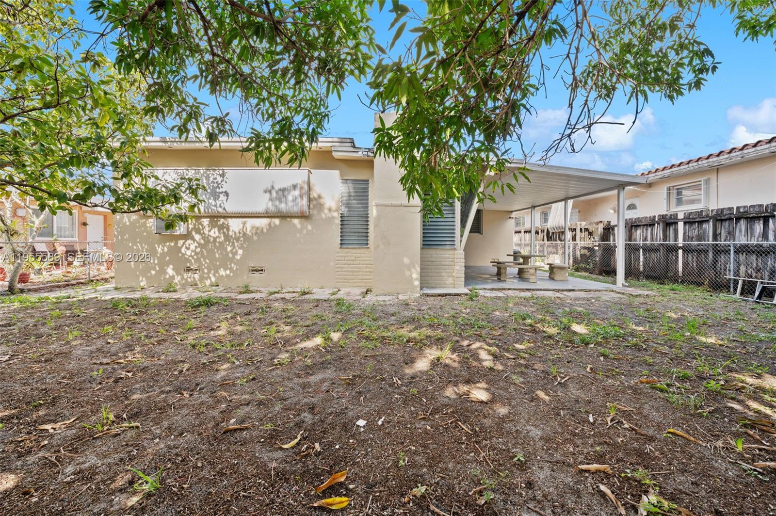 42 East 16th Street Hialeah, FL 33010 - Photo 26 of 30 a backyard of a house with lots of green space