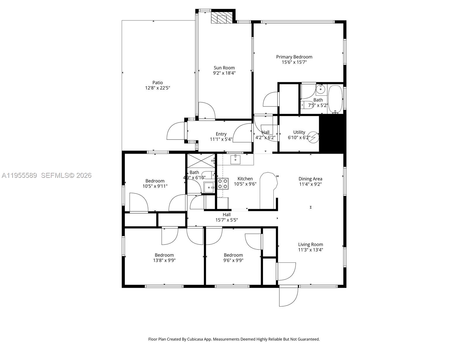 42 East 16th Street Hialeah, FL 33010 - Photo 30 of 30 a picture of floor plan