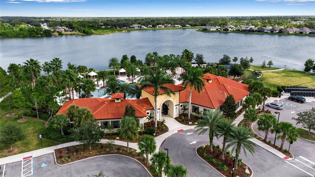 5434 Patano Loop Palmetto, FL 34221 - Photo 55 of 93 an aerial view of a house with a lake view