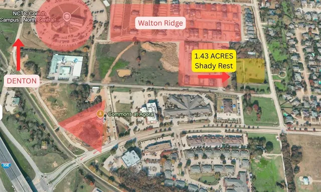 a view of swimming pool with a garden