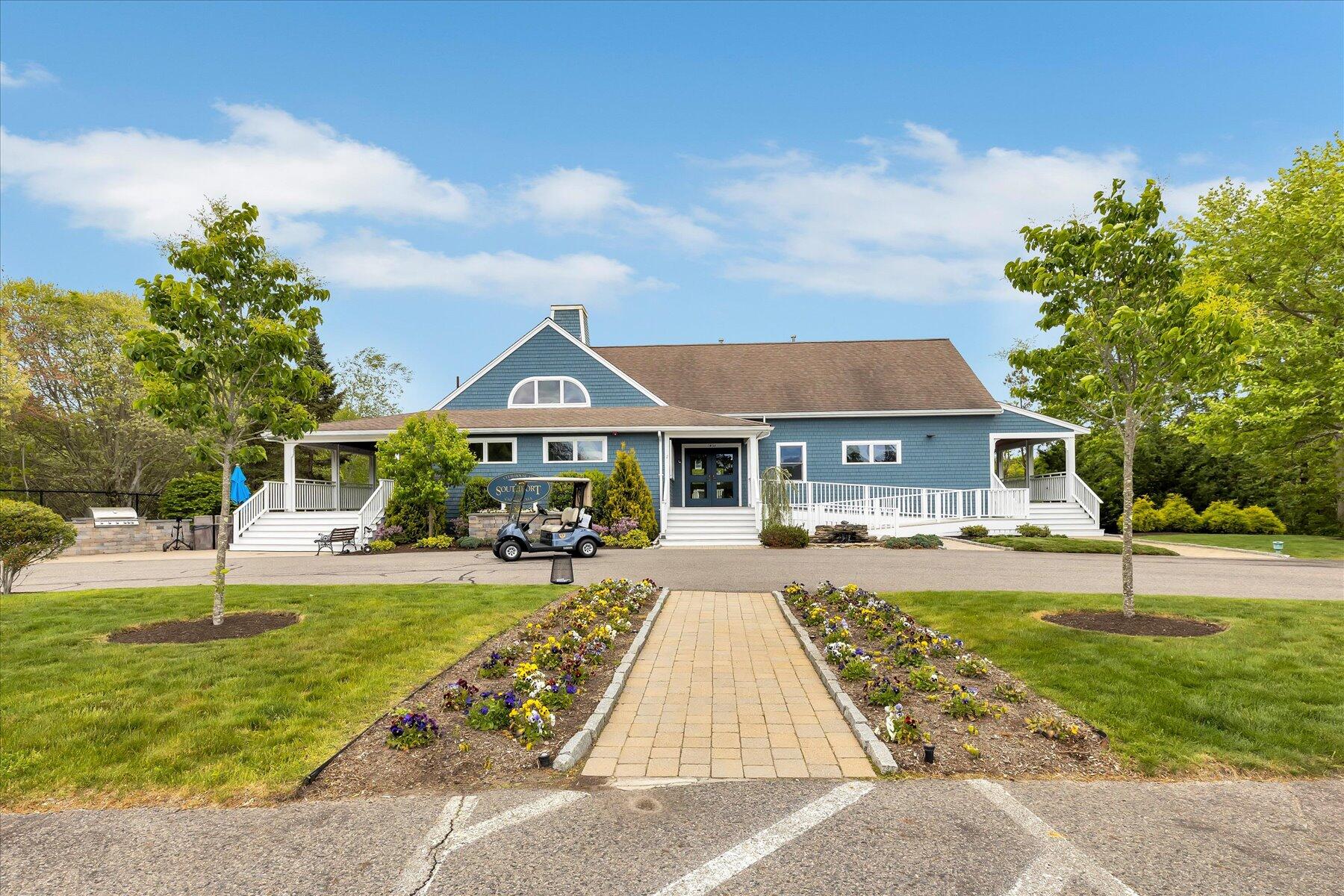 17 Chadwick Court Mashpee, MA 02649 - Photo 38 of 40 a front view of house with yard and green space