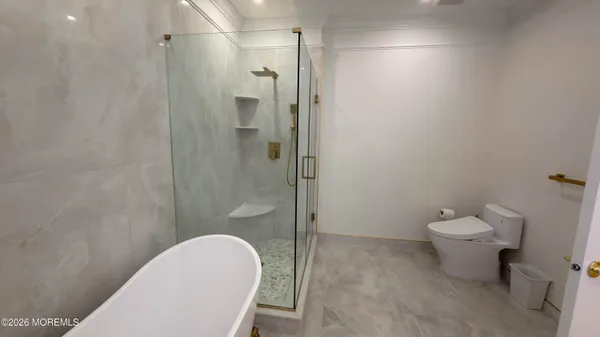 a view of wooden floor and closet in a room