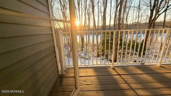 an empty room with closet