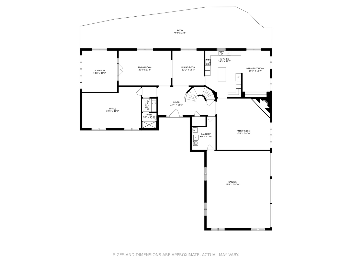 390 South Basswood Road Lake Forest, IL 60045 - Photo 37 of 38 a picture of a floor plan