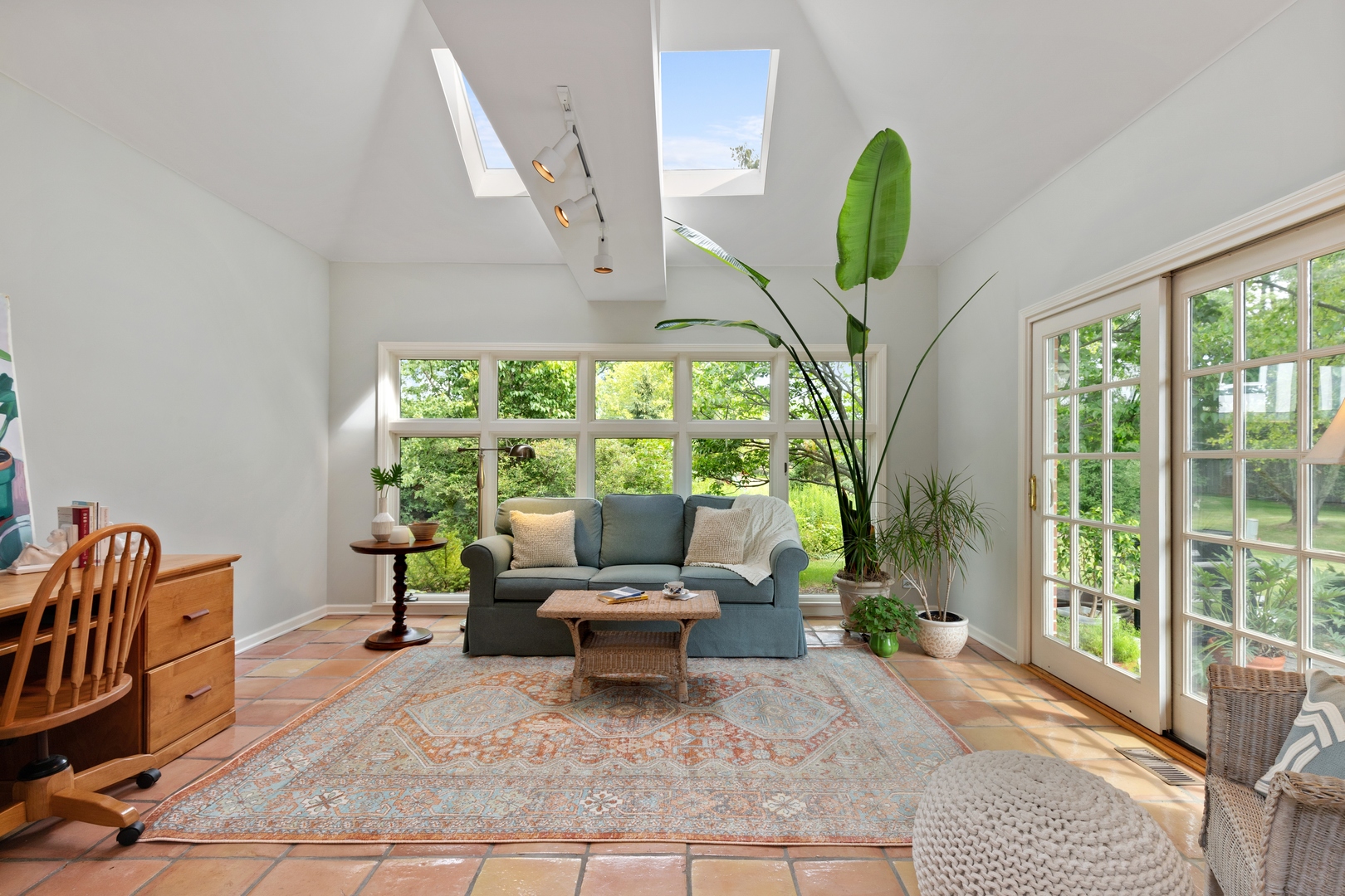 390 South Basswood Road Lake Forest, IL 60045 - Photo 6 of 38 a living room with furniture and a large window