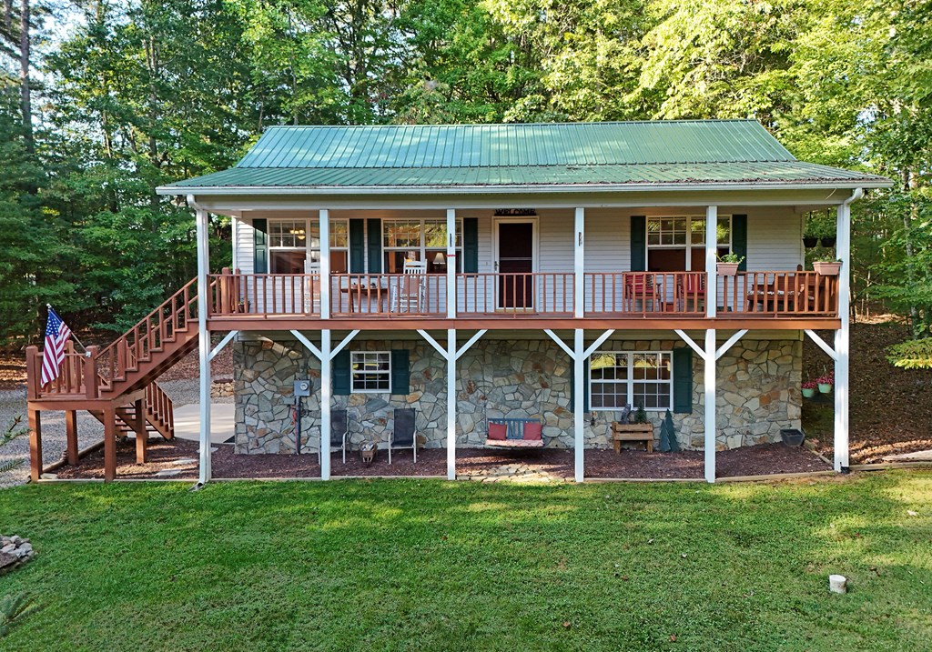 31 Lance Crossing Road Blairsville, GA 30512 - Photo 18 of 52 front view of a house with a yard