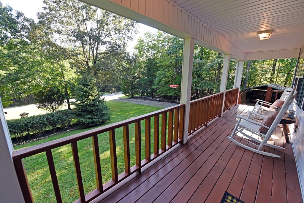 31 Lance Crossing Road Blairsville, GA 30512 - Photo 31 of 52 a view of balcony with deck and outdoor space