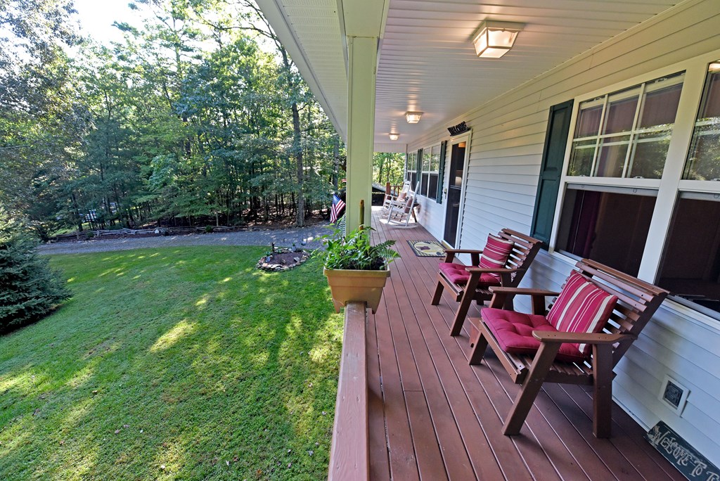 31 Lance Crossing Road Blairsville, GA 30512 - Photo 34 of 52 a view of a house with backyard and sitting area