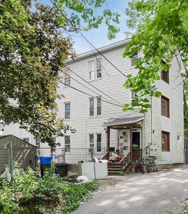 a view of a house with patio