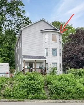 1442 Main Street, Unit 2 Worcester, MA 01603 - Photo 2 of 14 a view of a yard in front of house