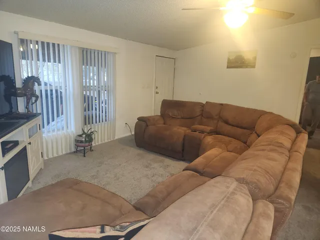 a view of a room with window