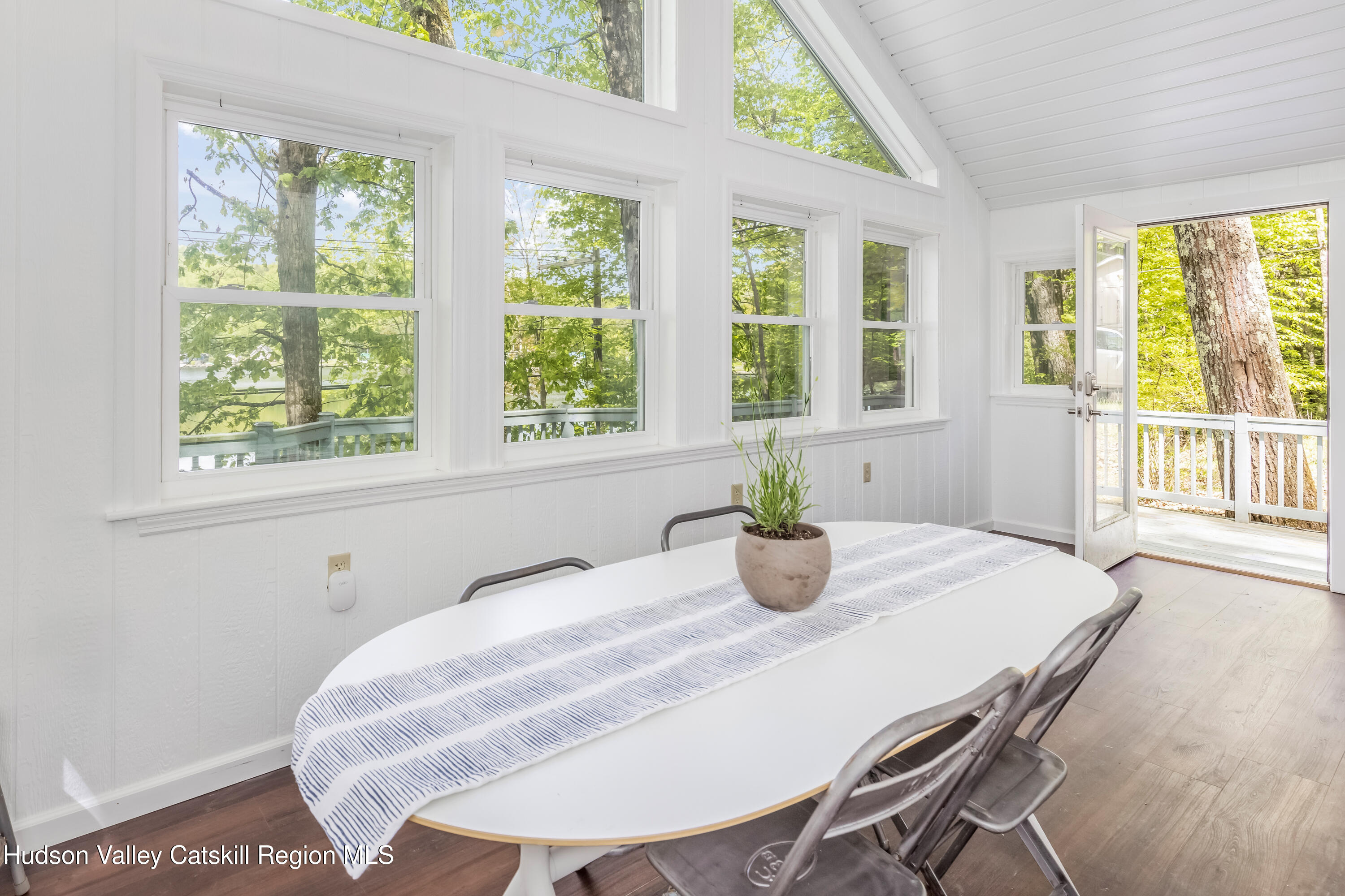 2712 Silver Lake Road Hancock, NY 13783 - Photo 4 of 24 SunroomDining_Doorview