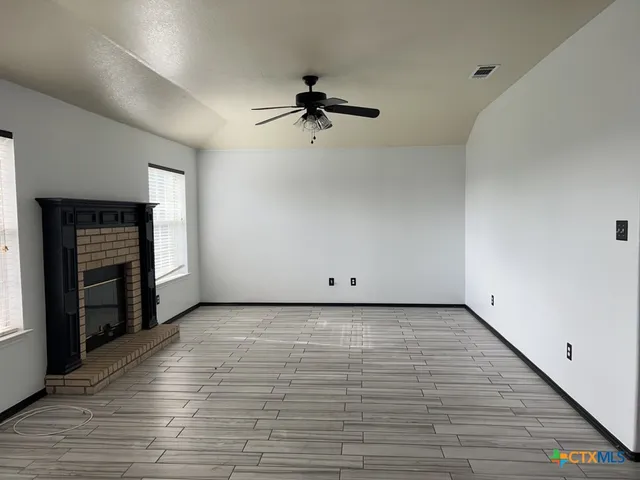 wooden floor in an empty room