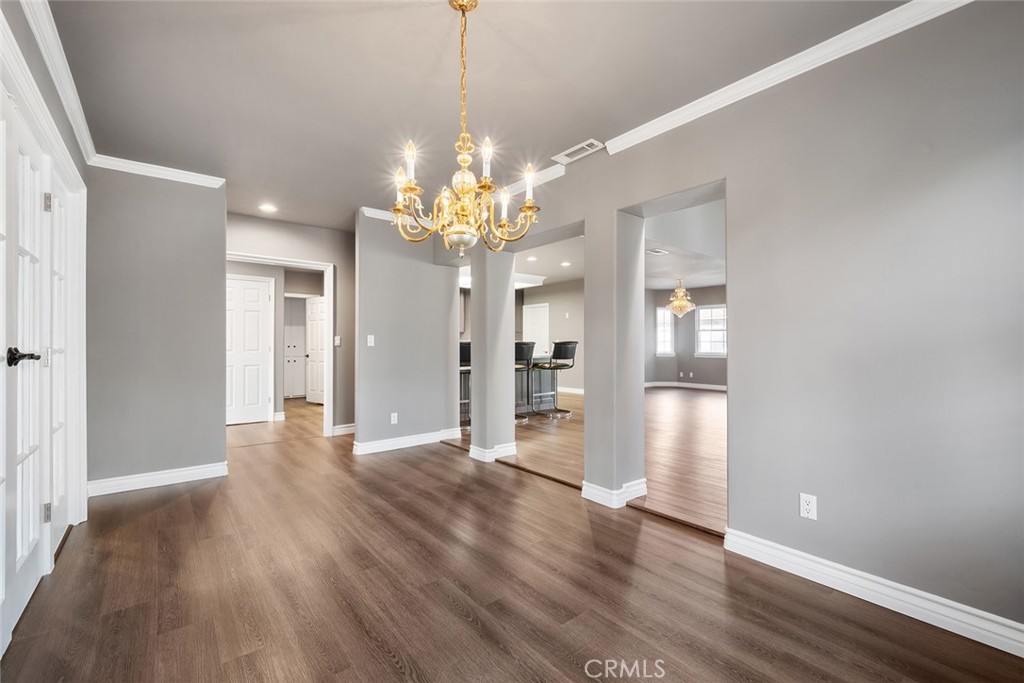 849 Balboa Drive Arcadia, CA 91007 - Photo 31 of 54 a view of a big room with wooden floor and windows
