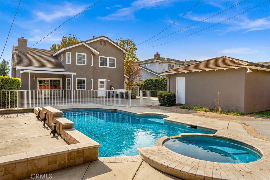 849 Balboa Drive Arcadia, CA 91007 - Photo 52 of 54 a front view of a house with swimming pool