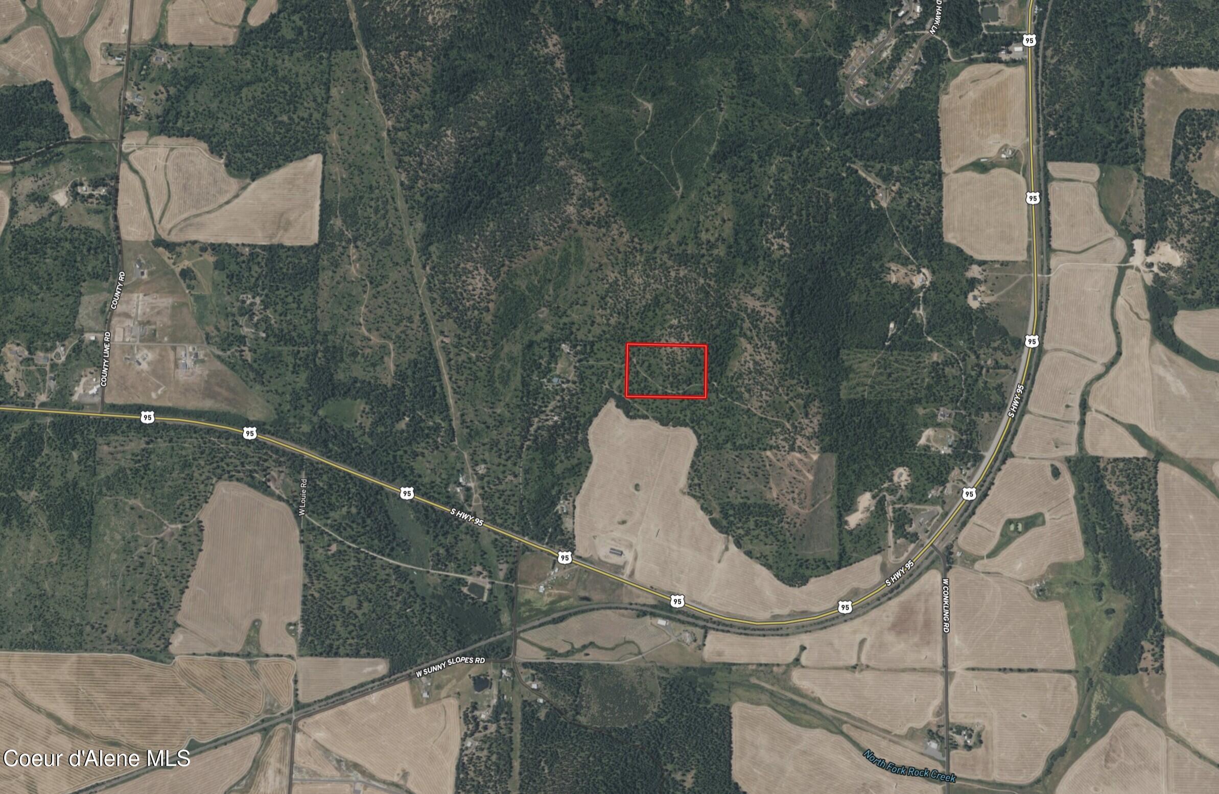 15 Acres Worley, ID 83876 - Photo 17 of 20 AERIAL MEDIUM VIEW