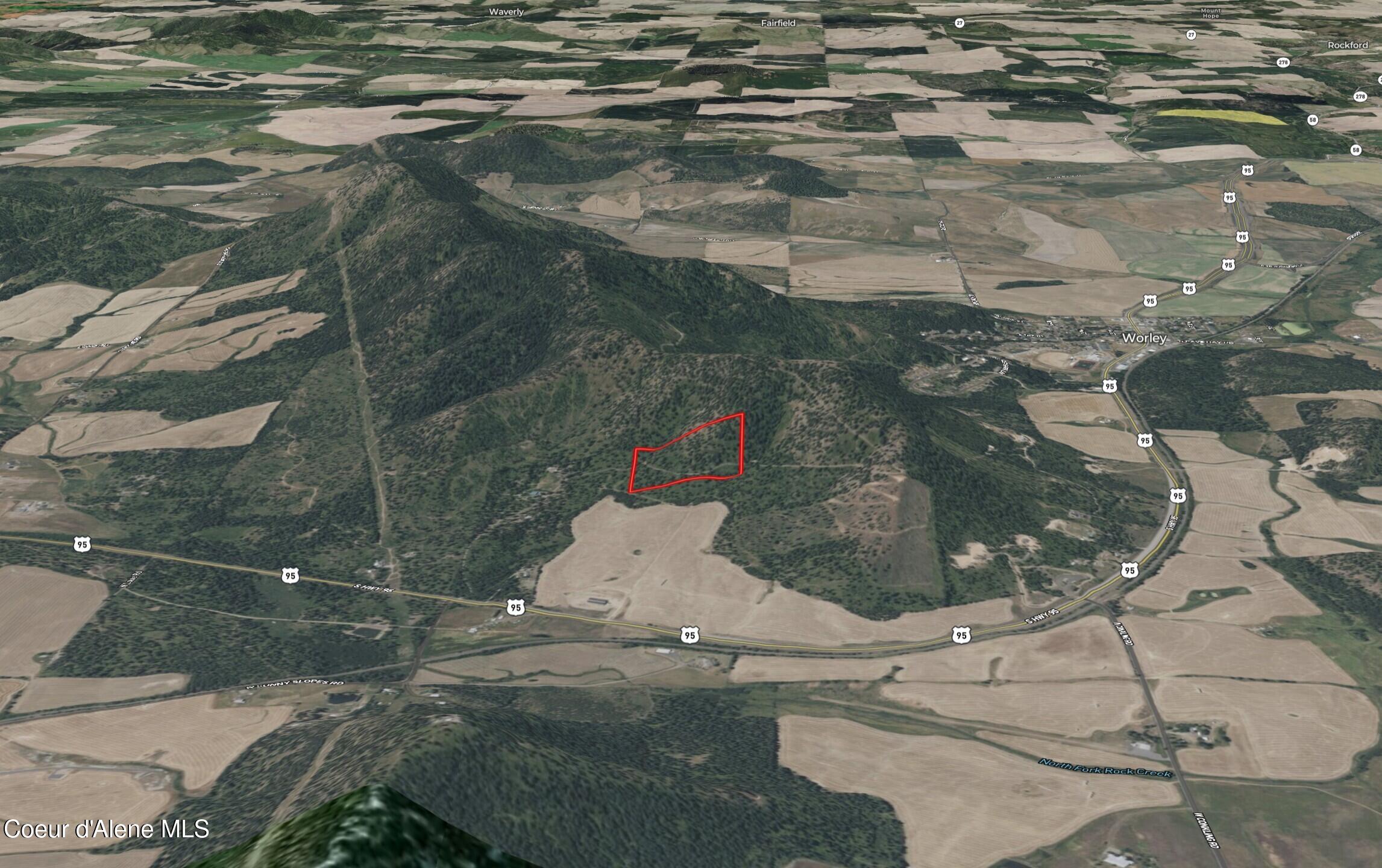 15 Acres Worley, ID 83876 - Photo 19 of 20 3D AERIAL WITH WORLEY