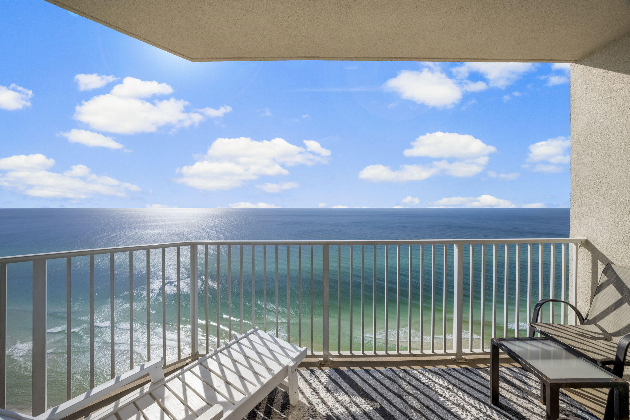 16819 Front Beach Road, Unit 2116 Panama City Beach, FL 32413 - Photo 20 of 51 a view of balcony with furniture