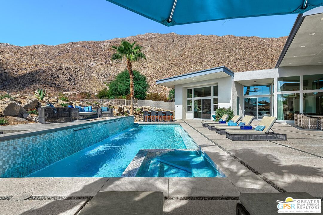 775 South La Mirada Road Palm Springs, CA 92264 - Photo 35 of 59 a view of outdoor space yard deck and patio